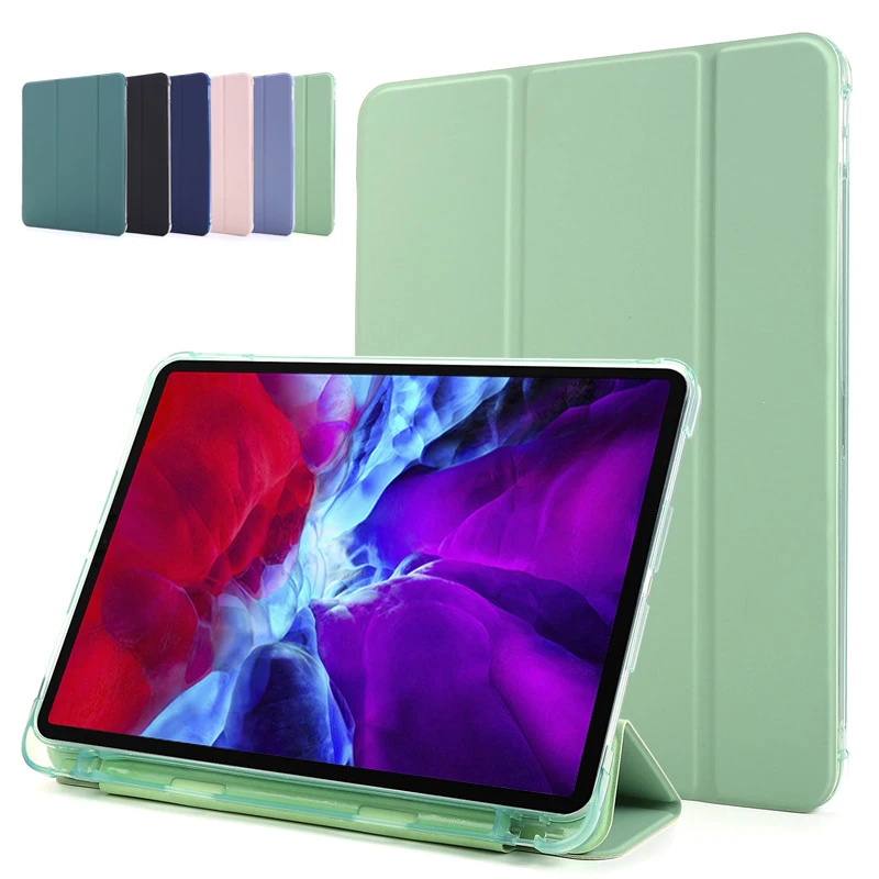 

Мягкий кожаный чехол-накладка для планшета 11 2021 12,9 12,9 11 дюймов с держателем для карандашей