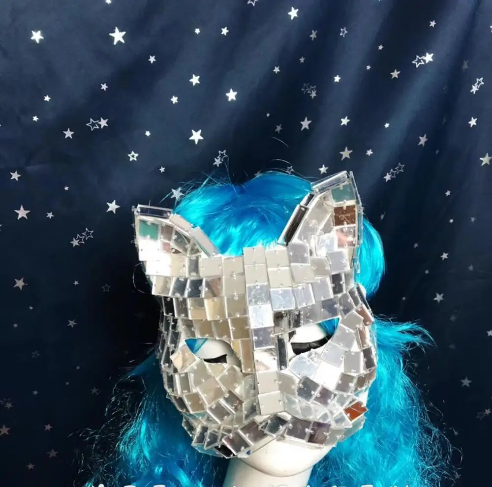 Набор серебристого бикини с ручным шитьем женский костюм для диджея певицы танца