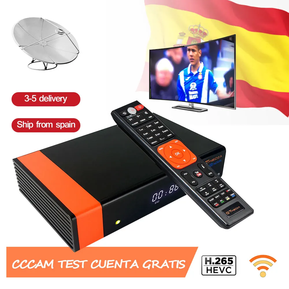 Gtmedia V8 NOVA встроенный wifi 1080P DVB-S2 с 1,5 года Cccam Cline Поддержка IPTV play на мобильном телефоне tv Box такой же, как V9 SUPER