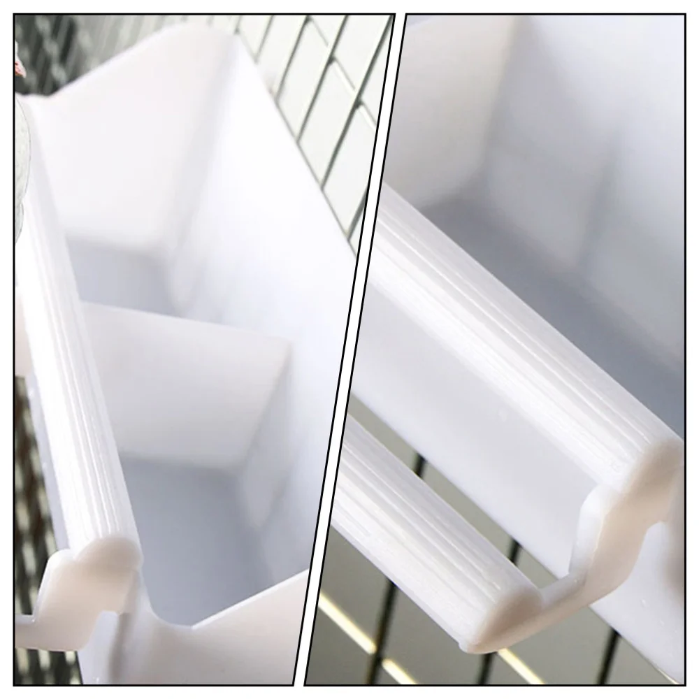 

5pcs Parrot Feeding Bowl Parrot Food Containers Birds Cage Feeding Box