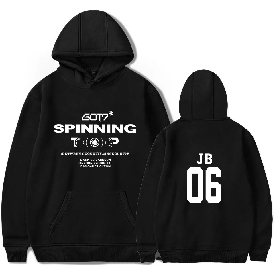 

Классические забавные толстовки GOT7 с принтом в стиле K-POP, свитшоты для мужчин и женщин, Молодежная Толстовка, пуловеры для взрослых и детей, ...