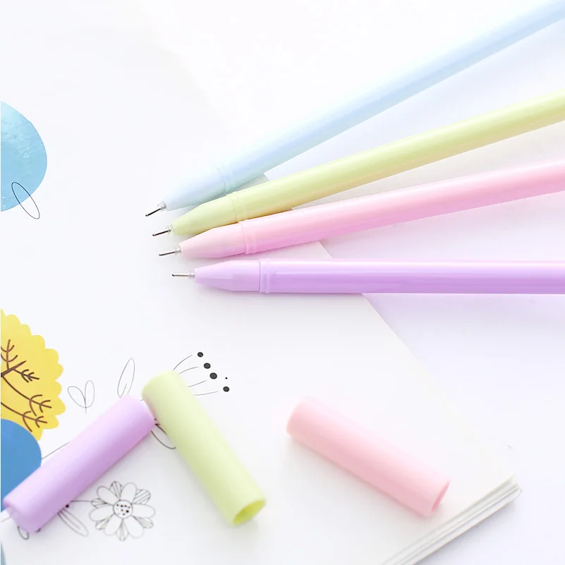 Colored Alpaca Gel Pen Cute Animal Stationary Goods Kawaii School Accessories Office Supply Kawai Stationery Party Favor Thing | Канцтовары