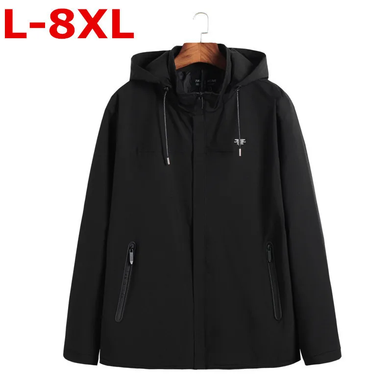 Размера плюс 8XL 7XL 6XL 5XL Сезон весна-осень Мужская повседневная камуфляжная куртка