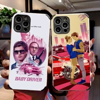 movie baby driver phone case lambskin leatherfor iphone 12 11 8 7 6 xr x xs plus mini plus pro max shockproof