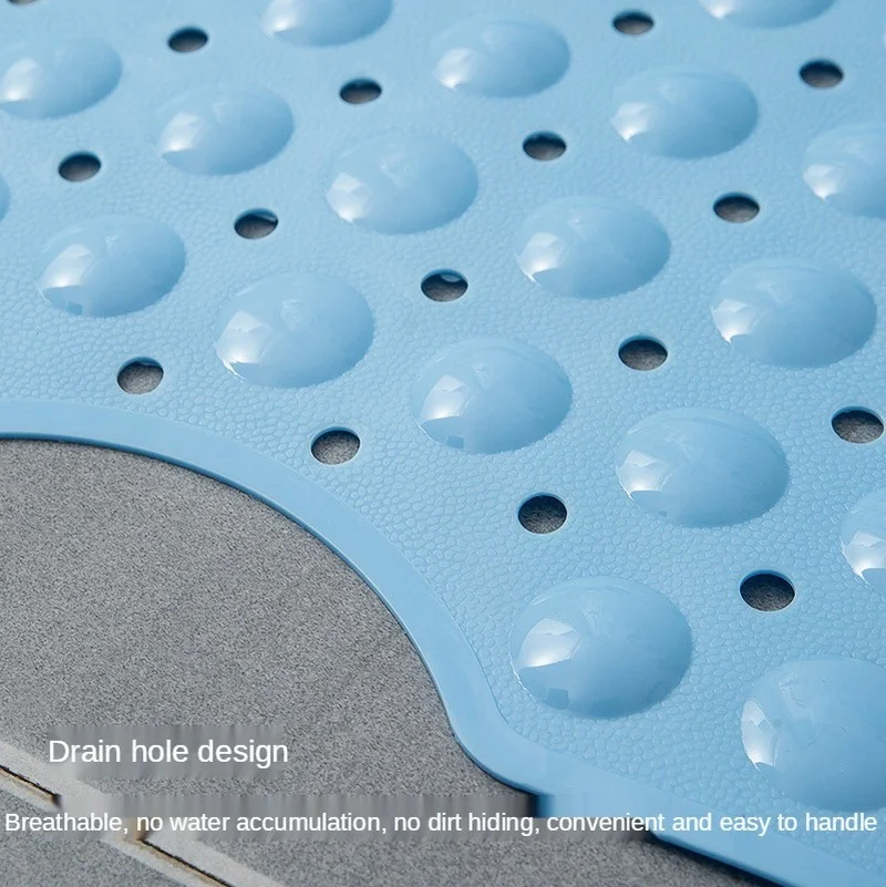 bathtub anti slip mat bathroom suction cup anti slip mat household pvc environmental protection bathing bathtub special mat free global shipping