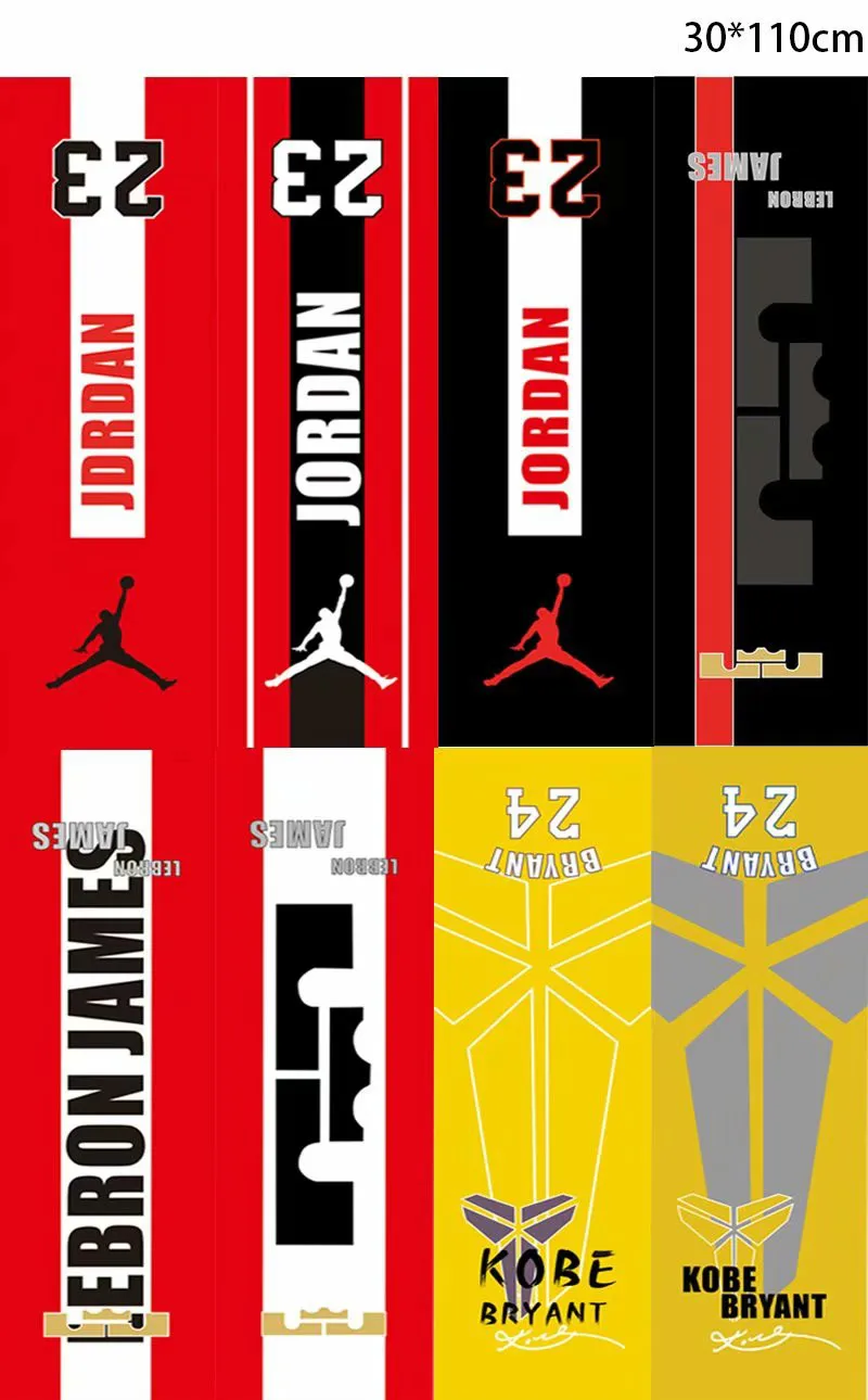Баскетбольное спортивное полотенце Jordan Kobe LeBron KD купальное полотенце спортивное полотенце для упражнений спортивная йога фитнес