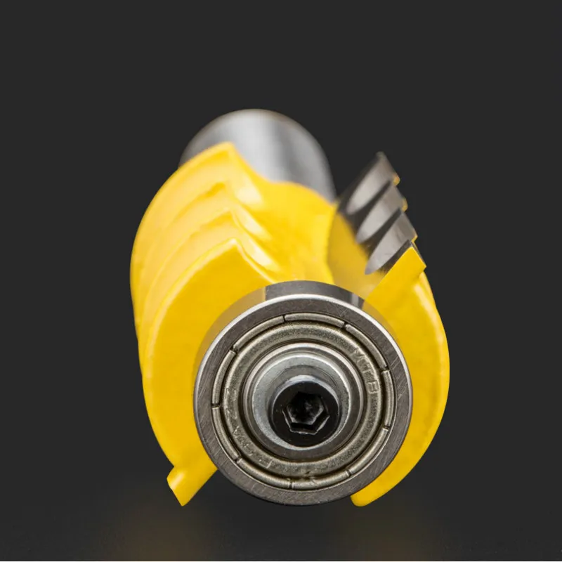 1/4&quot 1/2&quot 8mm Shank Large Triple Bead Column Face Molding Router Bit Cabinet Line Knife for Woodworking Milling Cutter Tools |
