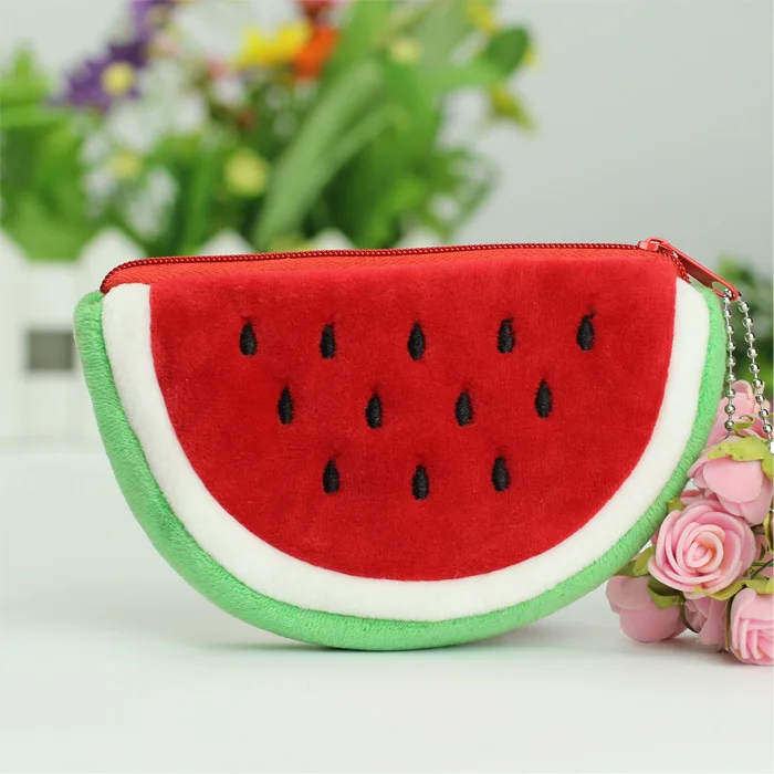

Women Girls Watermelon Bag Coin Purse Favor Fish Extender Handbag Gift SEC88