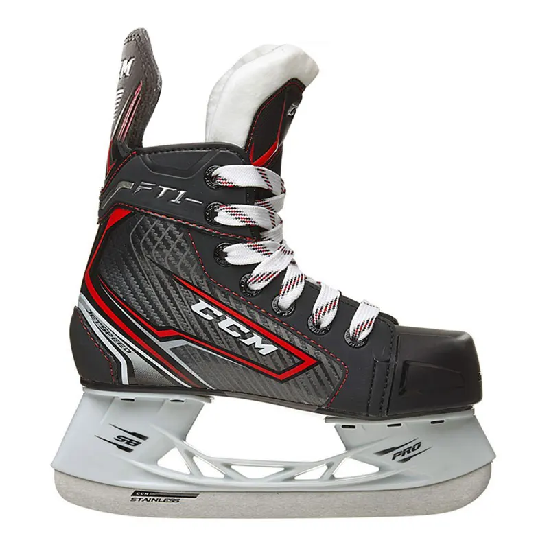 CCM JETSPEET FT1Ice хоккейная обувь тренировка игра шайба patines profesionales роликовые коньки