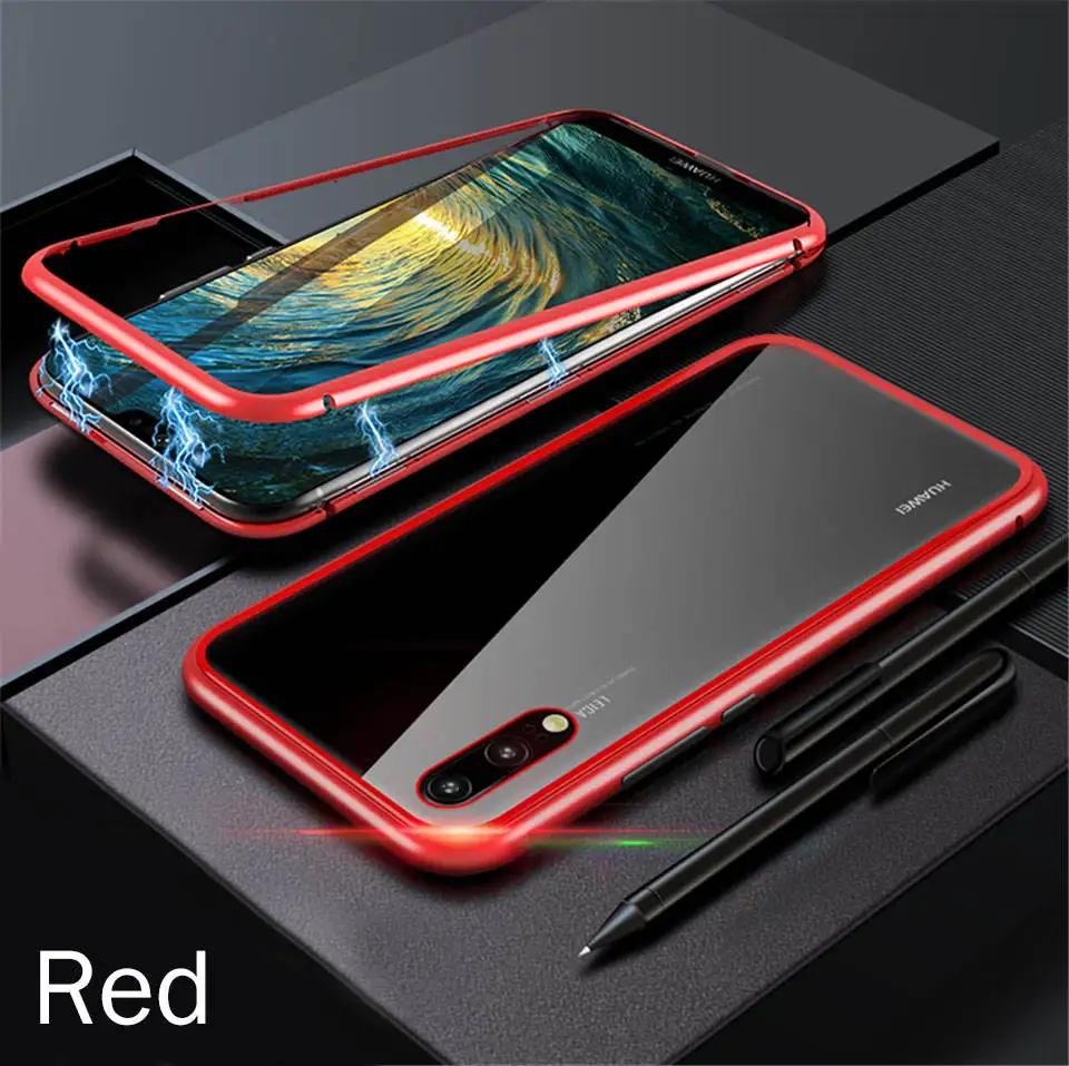 Магнитный адсорбционный металлический чехол для huawei mate 20 Pro P30 P20 lite, противоударный чехол для huawei mate 10 20 Lite P Smart, чехол