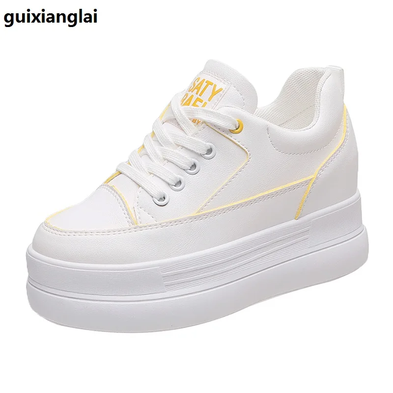 

Women's Shoes Autumn 2019 New Baitie Small White Women's Inner Increased Thick-soled Muffin Cake Shoe Slope heel Leisure Shoes