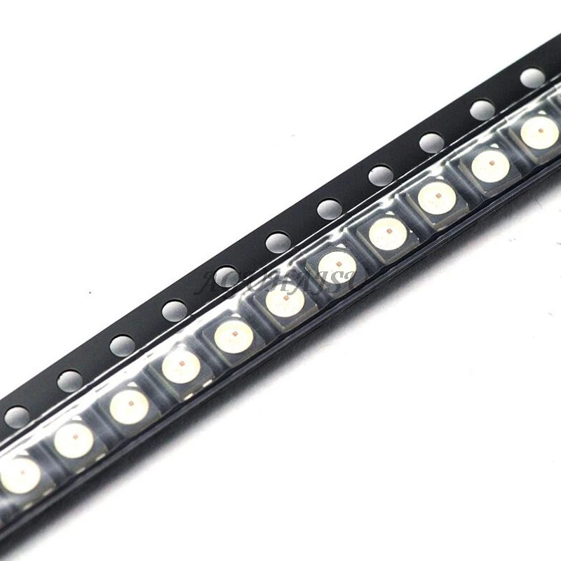 100 шт. супер яркий 3528 1210 SMD LED красный/зеленый/синий/желтый/белый/УФ/лед диод |