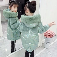 2020 winter girls warm coat fashion kids hooded jacket for girl outerwear children clothes thicken warm parkas for girls w739