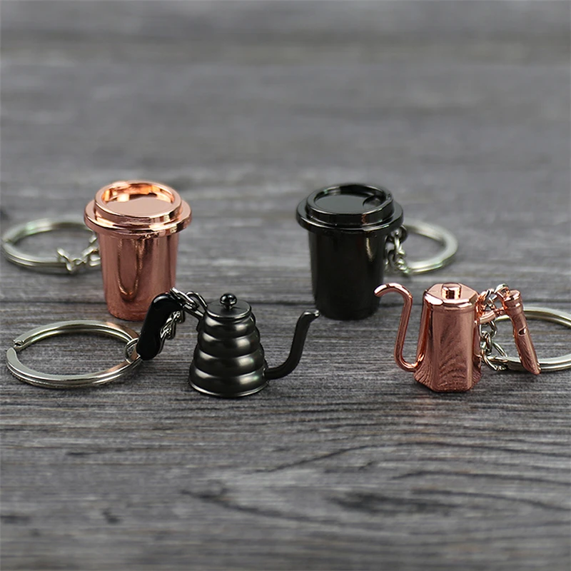 Креативный брелок для бариста кофе-машины ручка кувшина Moka портативный кофе