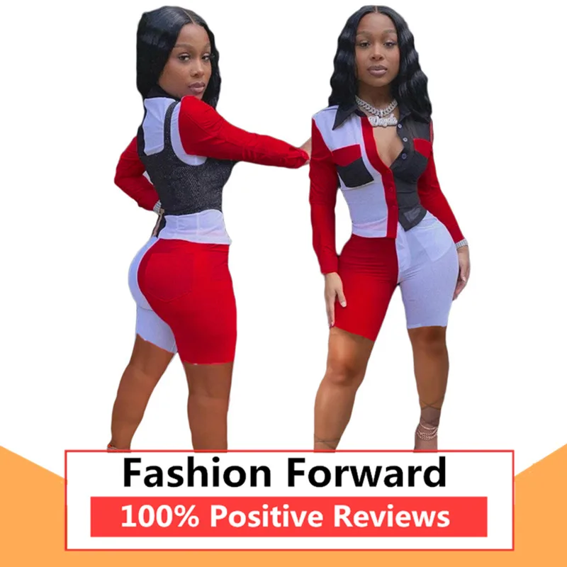 

Женский модный повседневный комплект из двух предметов