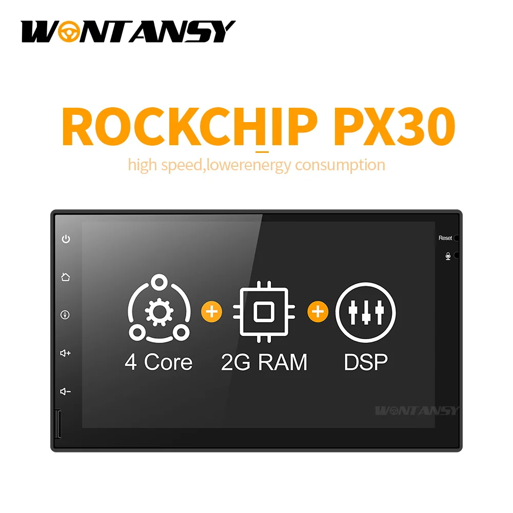 PX30 android9.0 gps 7 дюймов умное радио видео WIFI мультимедийный проигрыватель