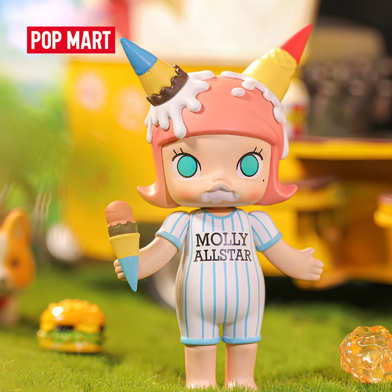 POP MART Molly Yummy вечерние серии Arttoys фигурка экшн глухая коробка Kawaii милый подарок