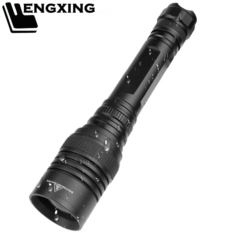 Оригинальный CREE XHP70.2 32w Мощный тактический светодиодный фонарик с зумом