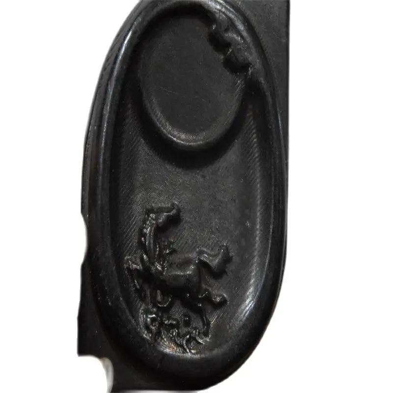 

Chinese Red Mountain Culture Collection Meteorite Carving Inkstone