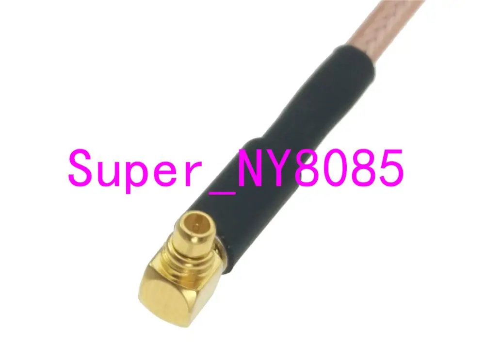 

Cable MMCX male plug right angle to N female nut bulkhead RG316 RF Jumper pigtail 4inch~10FT