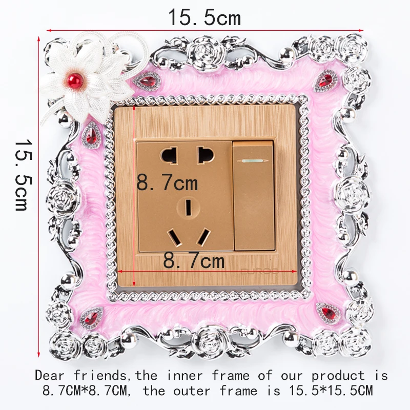 Новый полимерный переключатель наклейки один светильник объемного звучания
