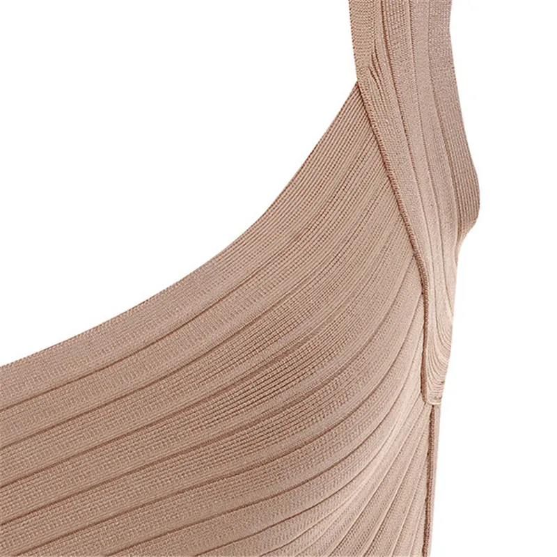 

Women Spaghetti Strap V-Neck Bandage Dresses 2021 Fashion Party Bodycon Dress Long Pencil Dress Sexy Backless Female Vestidos