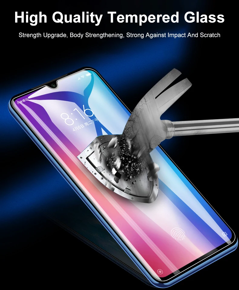 Закаленное стекло для Samsung Galaxy M40 A71 A51 защитное 9H 5G UW защитная пленка | Мобильные
