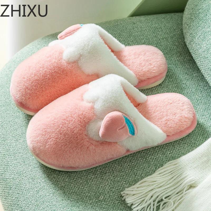 

Женские плюшевые шлепанцы, Осень-зима