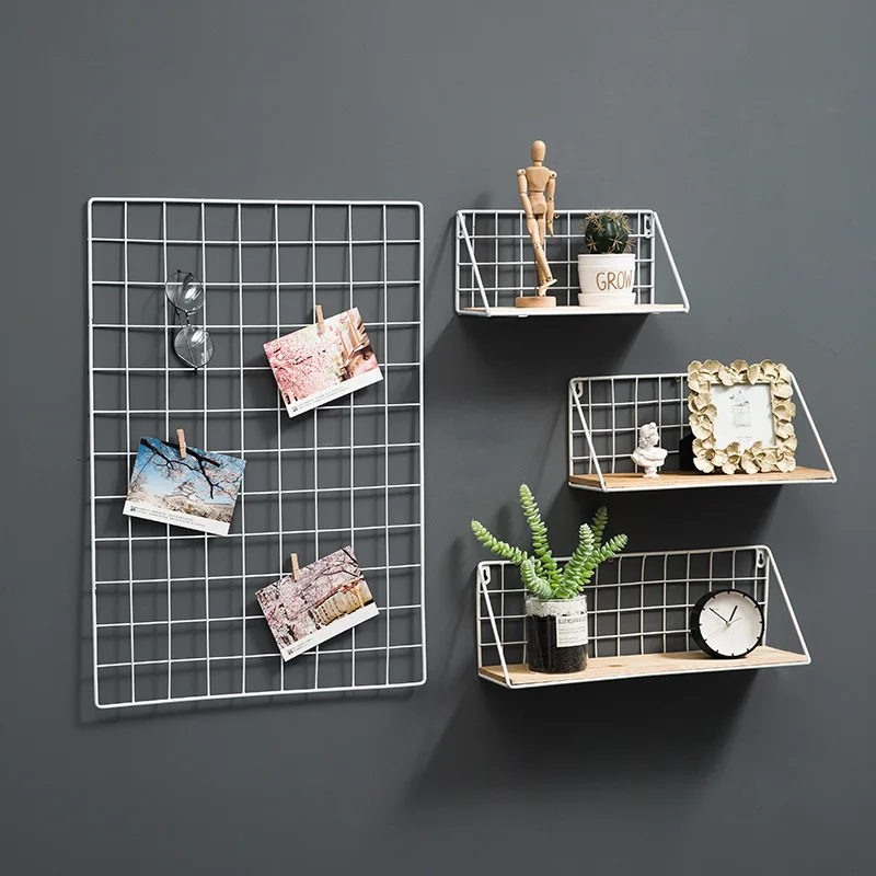 Нордическая Минималистичная креативная железная сетчатая разделительная