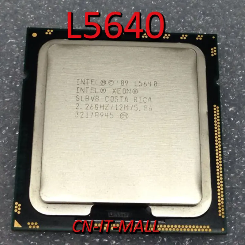 Процессор Intel Xeon L5640 2 26 ГГц 12 м 6 ядер потоков процессор LGA1366|Компьютерные кабели и