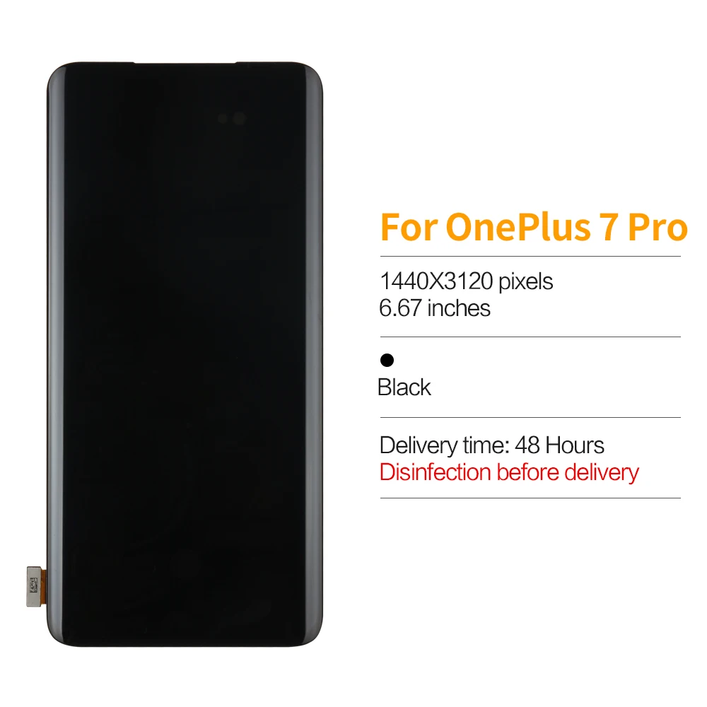 Протестированный 6 64 для OnePlus 7 Pro ЖК дисплей сенсорный экран дигитайзер панель