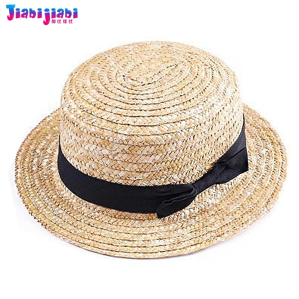 Летняя соломенная шляпа для родителей и детей девочек маленьких принцесс