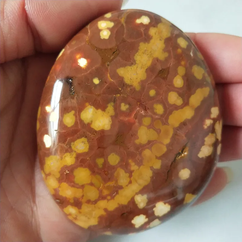 Натуральные камни морская яшма пальмовые камни игрушки маленькие камни и кристаллы целебный кристалл - Цвет: A015       133g