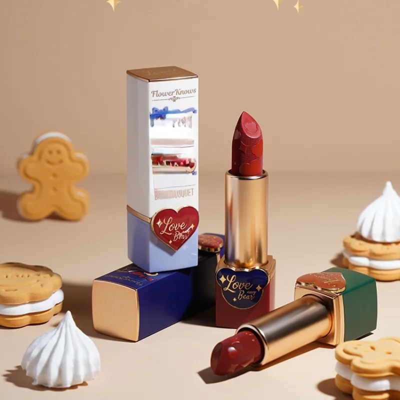 

zq Flower Know Lipstick Ripple Soft Mist Cameo Brown White Velvet Plain Milk Tea Vintage Tomato