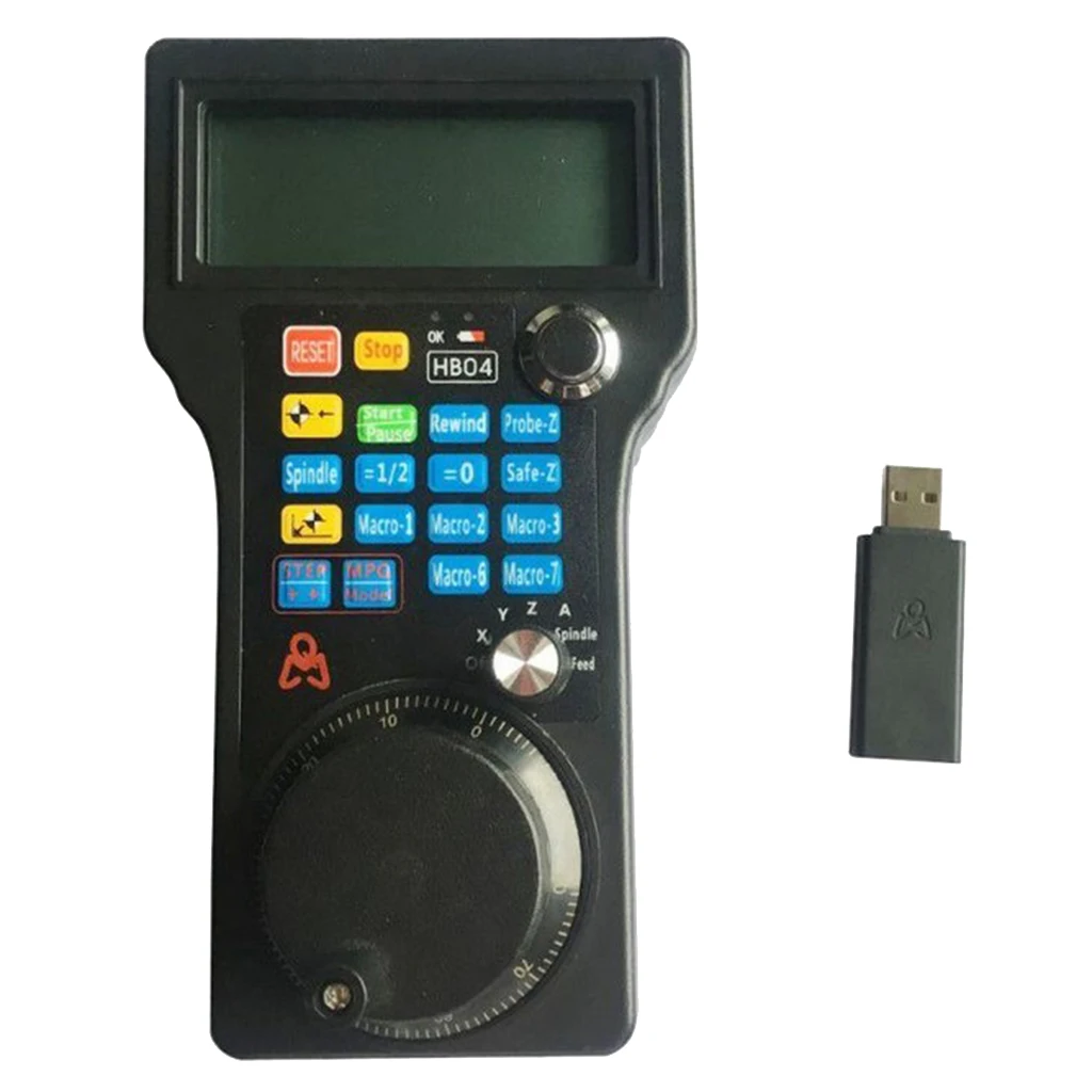 

3 4 Wireless CNC Handwheel Mach3 MPG Pendant Machine Lathe Control