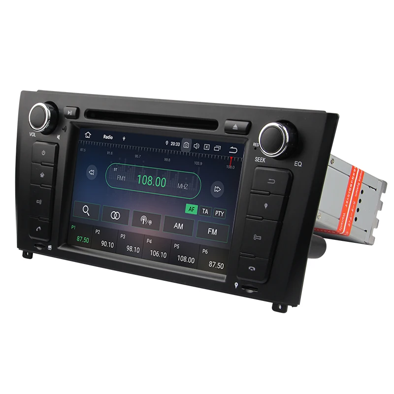 Автомагнитола IPS DSP 4 Гб ОЗУ 64 Восьмиядерный процессор 1 Din Android 10 DVD для BMW E87 серии E88