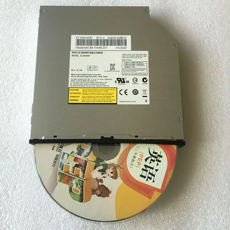 New original qbx case special suction optical drive with built-in DVD recorder with baffle button