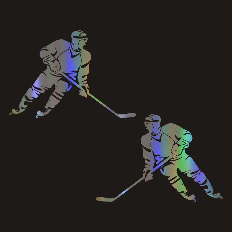 Автомобильная наклейка 12*19 см классный Хоккей водонепроницаемая забавная