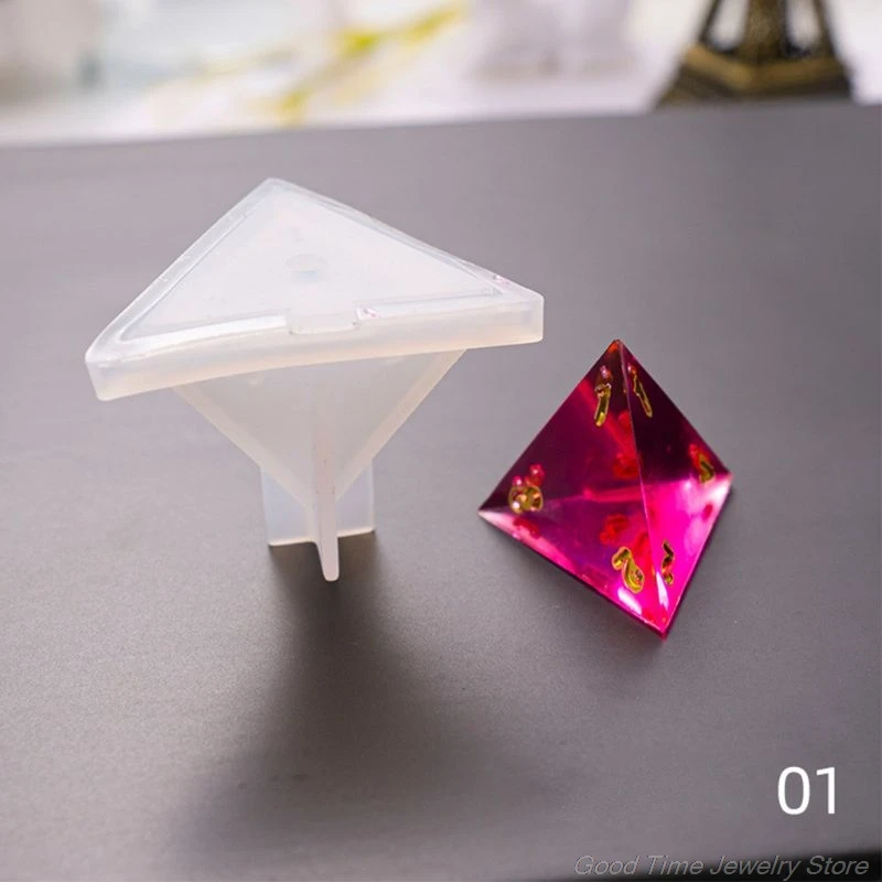 

7 Pack Resin Dice Molds Crystal Epoxy Mold Dice Fillet Shape Multi-spec Digital Game High Mirror Dice Mold J27 21 Dropshipping