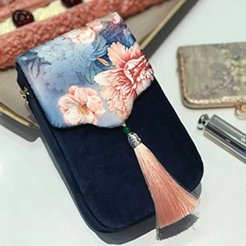 Fanghuasijin fashion retro gold bag Single Shoulder Messenger Bag DIY material | Дом и сад