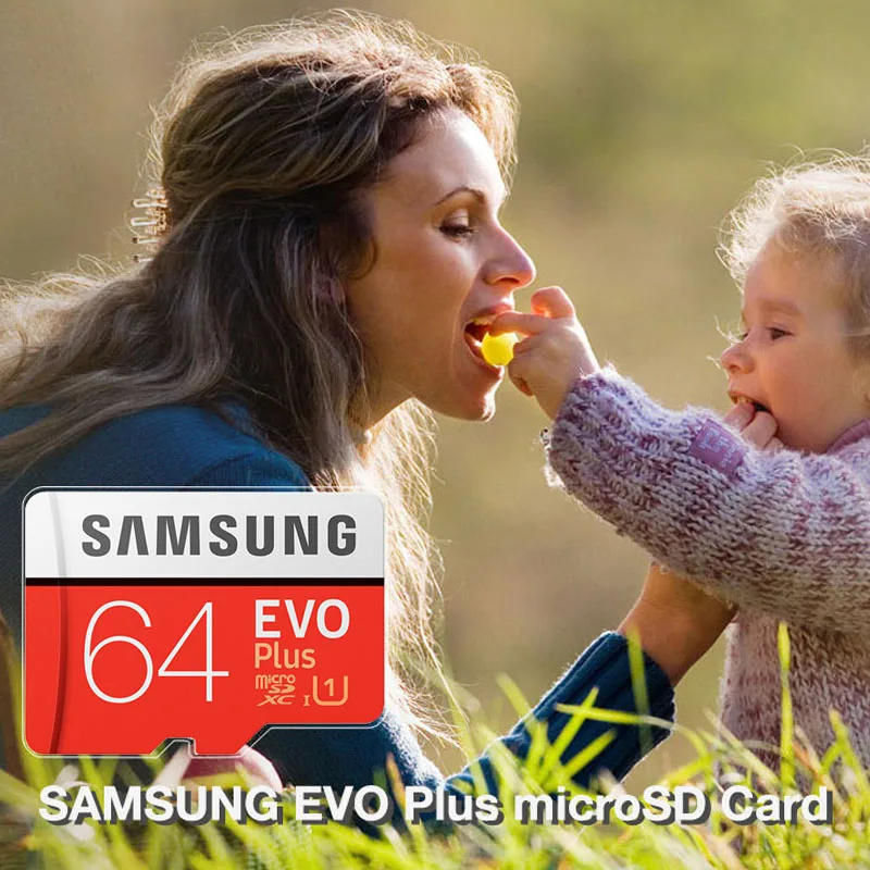 SAMSUNG карта памяти EVO Plus HD Micro SD 128G U3 64 ГБ 32 U1 класс 10 MicroSD UHS I смартфон планшетный