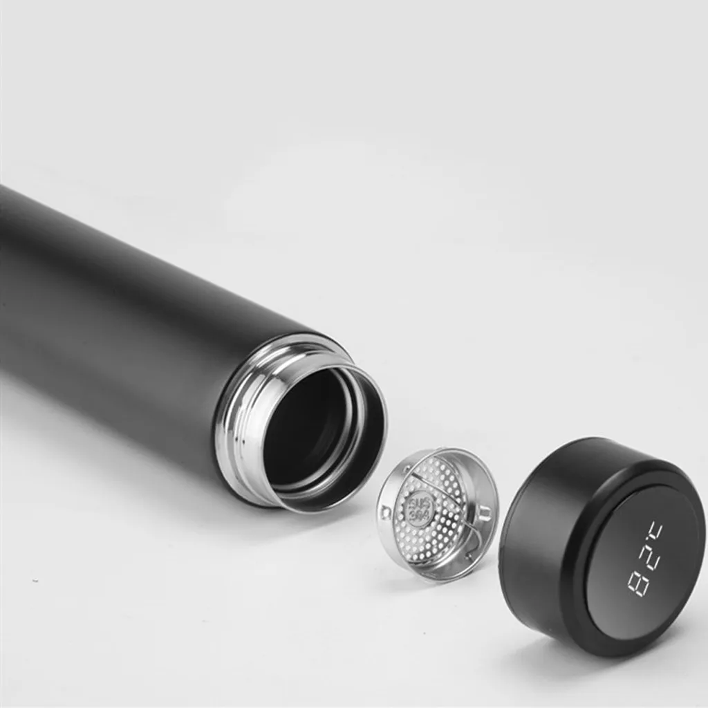 500mL Smart Kettle LCD Touch Screen Display Temperature Portable Water Bottle Vacuum Flask Travel Outdoor bouteille isotherme | Дом и сад
