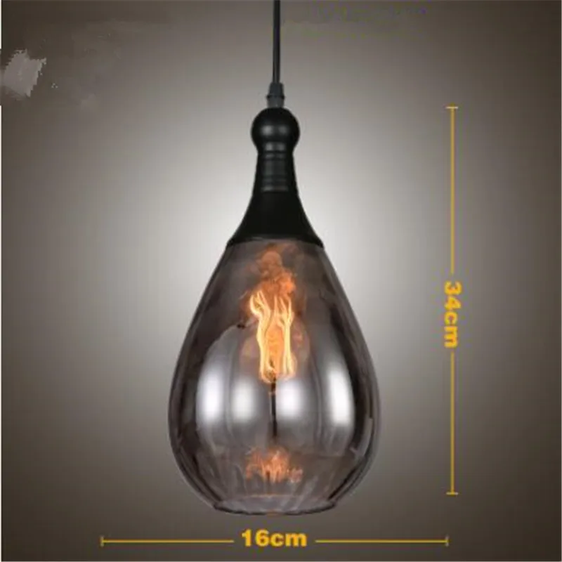 

Nordic Restaurant Chandeliers 110-240v Pendant Lamp Simple Glass Shade 30-40W E27 Light Source Living Room Dining Chandelier