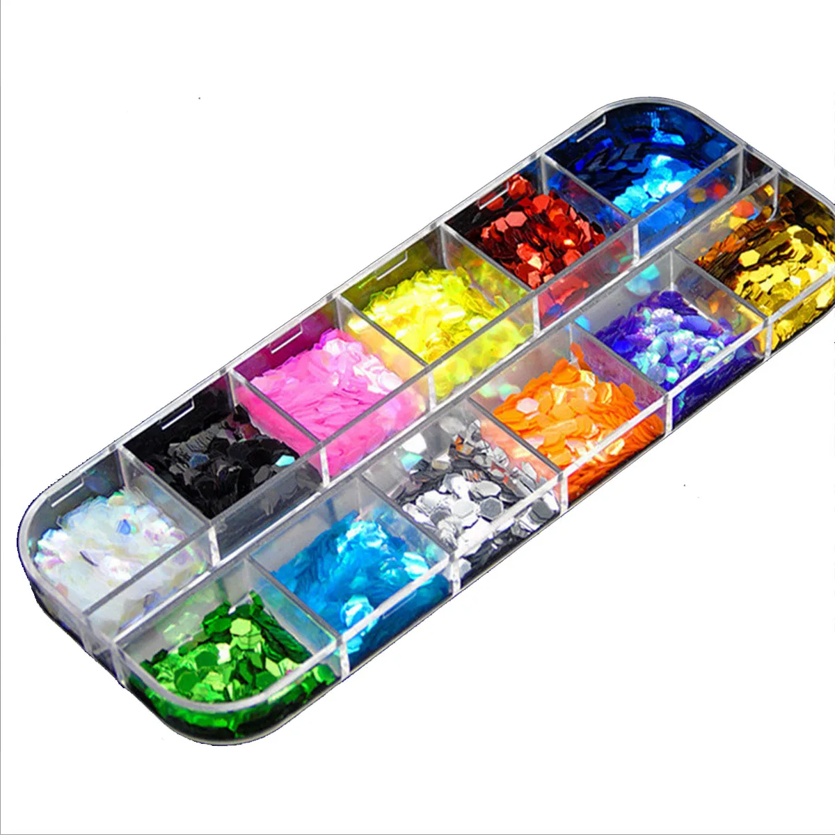 Блестки в стиле русалки искусственные подвески аксессуары для макияжа коробка