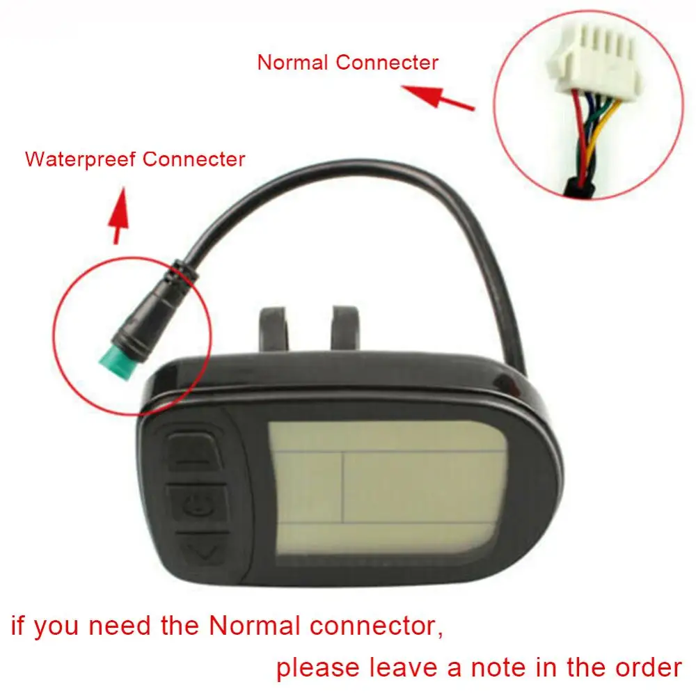 

Bicycle Conversion Accessories KT-LCD5 E-bike Meter Display for KT Controller