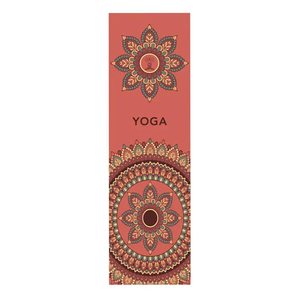 

30*100cm Yoga Mat Blanket Print Quick Dry Non-Slip Foldable Yoga Towel Fitness Blanket Portable Yoga Mat Towel For Home Yoga