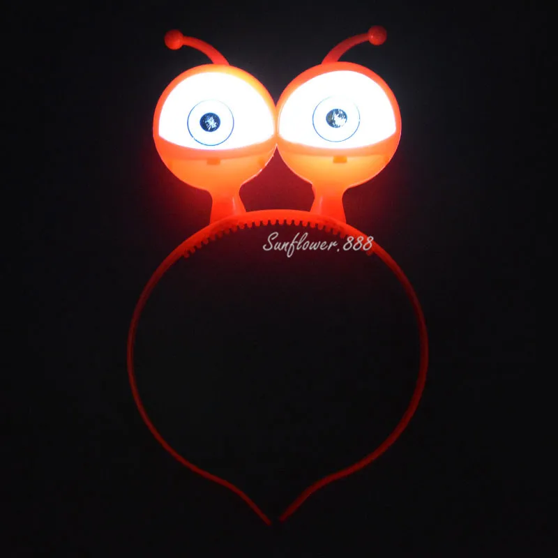 Ободок для волос Alien с глазным шариком светодиодный светящийся обруч подсветкой