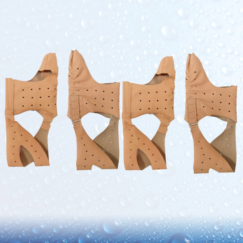 

2 Pairs of Breathable Thumb Straighteners Toe Corrector Valgus Toe Correction Belt Hallux Socks Size Black