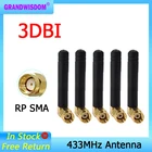 GRANDWISDOM 51020 шт. 433 МГц Антенна 3dbi sma гнездовая lora антенна pbx iot модуль lorawan сигнальный приемник антенна с высоким коэффициентом усиления