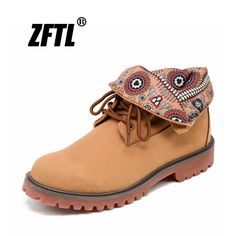 Новые мужские ботинки ZFTL из натуральной кожи женские повседневные большого